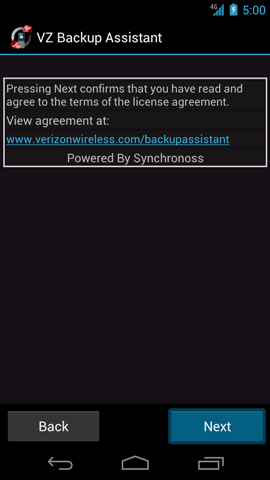 License agreement with Next
