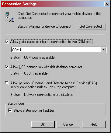 Allow USB connect with desktop