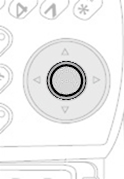 Navigation pad with the focus on the center