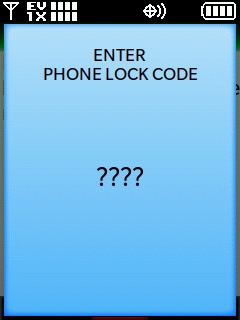 Enter the security code