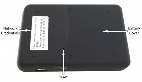 Bottom of device