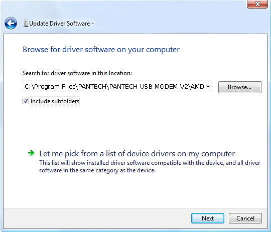 Driver search path