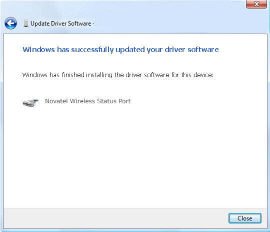 Update driver software screen 3